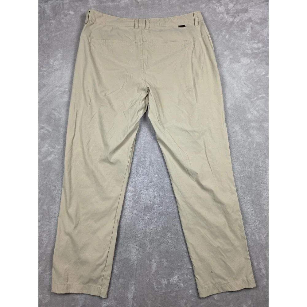 The North Face Rock Away Pants Mens 38x32 Tan Hiking Outdoor Stained F00CE6F